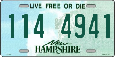 NH license plate 1144941