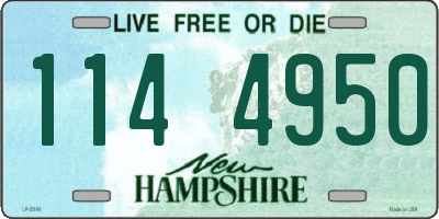 NH license plate 1144950