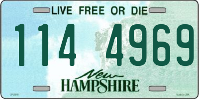 NH license plate 1144969
