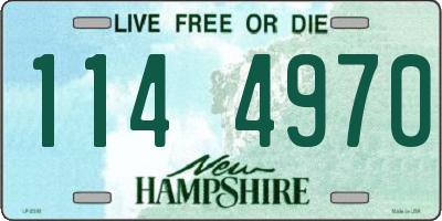 NH license plate 1144970