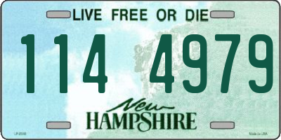 NH license plate 1144979