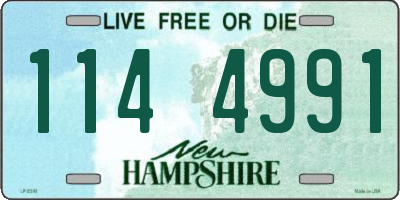 NH license plate 1144991