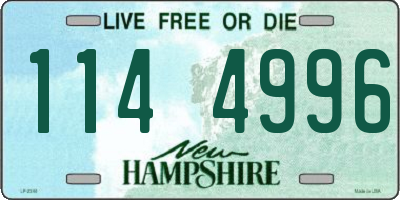 NH license plate 1144996