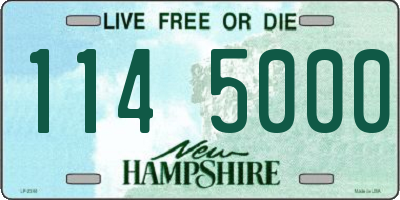 NH license plate 1145000