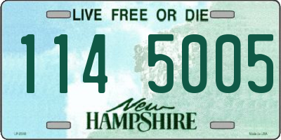 NH license plate 1145005