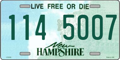 NH license plate 1145007