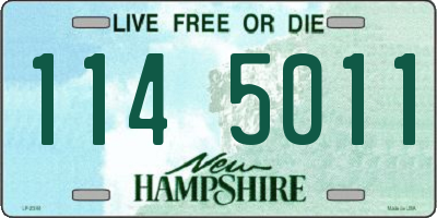 NH license plate 1145011