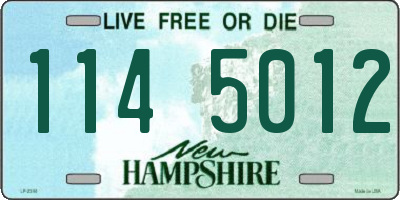 NH license plate 1145012