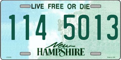 NH license plate 1145013