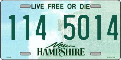 NH license plate 1145014