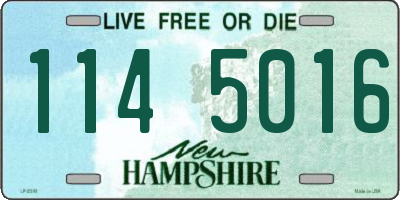 NH license plate 1145016