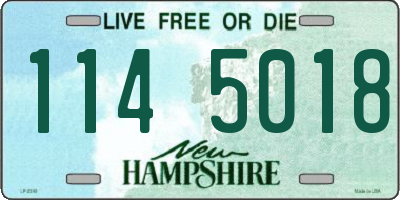 NH license plate 1145018