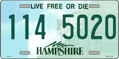 NH license plate 1145020