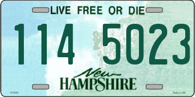 NH license plate 1145023