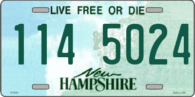 NH license plate 1145024