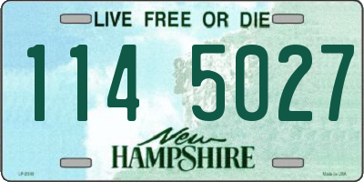 NH license plate 1145027