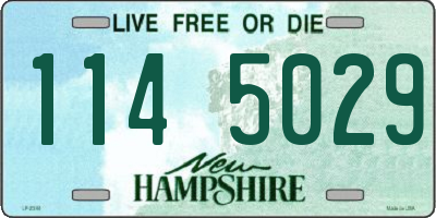 NH license plate 1145029
