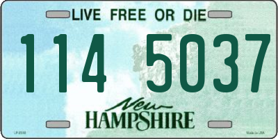 NH license plate 1145037