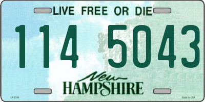 NH license plate 1145043