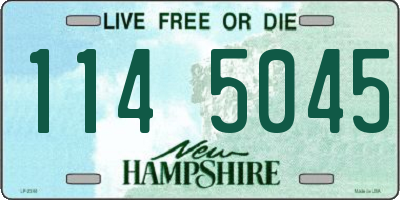 NH license plate 1145045