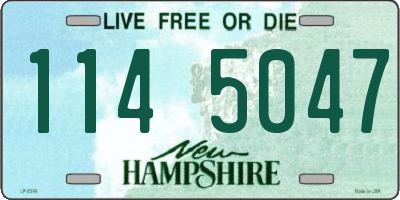 NH license plate 1145047