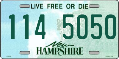 NH license plate 1145050