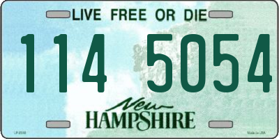 NH license plate 1145054