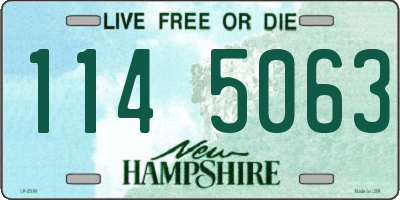 NH license plate 1145063