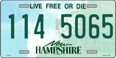 NH license plate 1145065