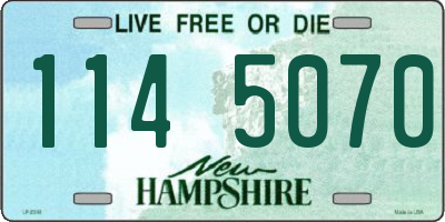 NH license plate 1145070