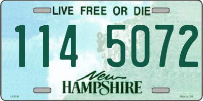 NH license plate 1145072