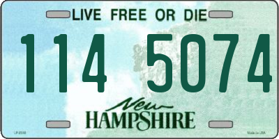 NH license plate 1145074