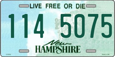 NH license plate 1145075