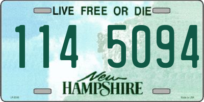 NH license plate 1145094