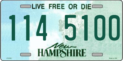 NH license plate 1145100