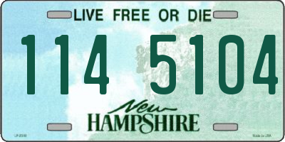 NH license plate 1145104