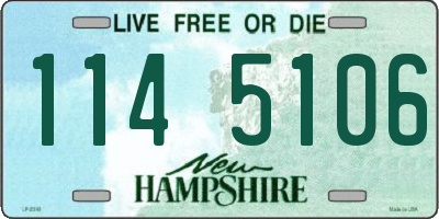 NH license plate 1145106