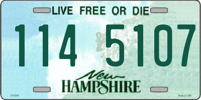 NH license plate 1145107