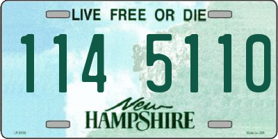 NH license plate 1145110