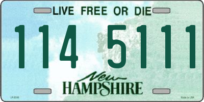 NH license plate 1145111