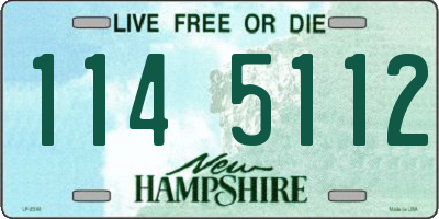 NH license plate 1145112