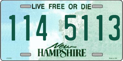 NH license plate 1145113