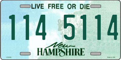 NH license plate 1145114