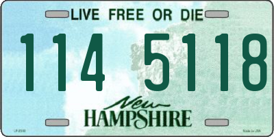 NH license plate 1145118
