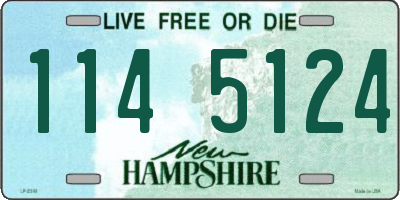NH license plate 1145124