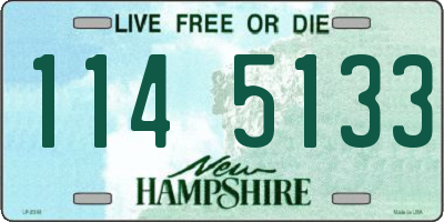 NH license plate 1145133