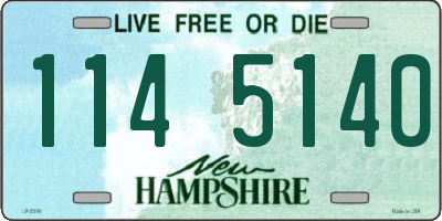 NH license plate 1145140