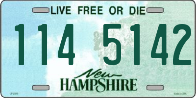 NH license plate 1145142