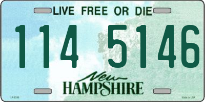NH license plate 1145146