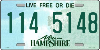 NH license plate 1145148